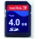 Sandisk 4GB SDHC Secure Digital Memory Card 4 GB EEEPC