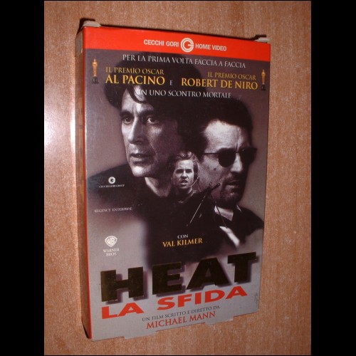 VHS FILM con Al Pacino e Robert de Niro : HEAT ( La Sfida )