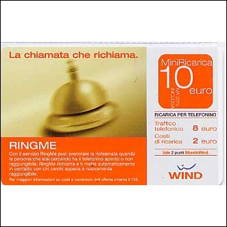 Jeps - RICARICHE WIND - RingMe da 10