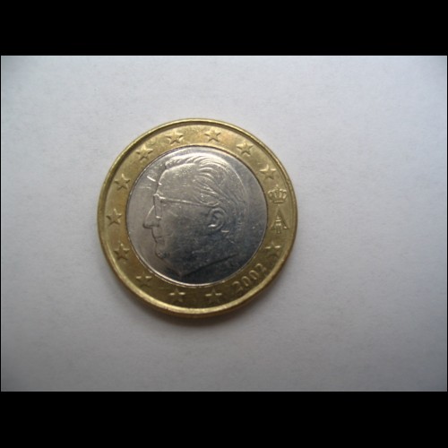 BELGIO 2002 CIRCOLATA 1 EURO **RARA**