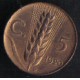 ITALIA REGNO 1920 - 5 centesimi spiga - SPL
