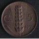ITALIA REGNO 1931 - 5 centesimi spiga - SPL