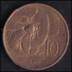 ITALIA REGNO 1932 - 10 centesimi ape - BB