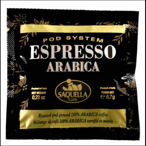 300  CIALDE CAFFE-ESE 44MM-100% ARABICA-SAQUELLA