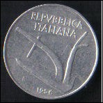 ITALIA REPUBBLICA 1956 - 10 LIRE italma - SPL