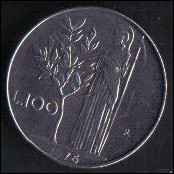 ITALIA REPUBBLICA 1976 - 100 LIRE acmonital - FDC