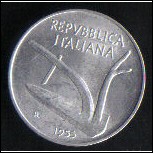 ITALIA REPUBBLICA 1955 - 10 LIRE italma - FDC