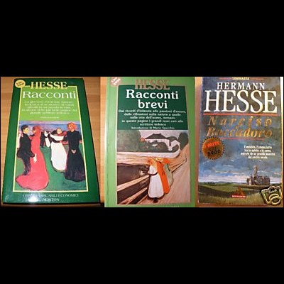 STOCK LOTTO 3 libri di HERMANN HESSE! OCCASIONE!