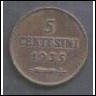 REPUBBLICA SAN MARINO 1935 - 5 CENTESIMI - BB