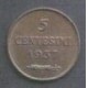 REPUBBLICA SAN MARINO 1937 - 5 CENTESIMI - SPL