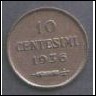 REPUBBLICA SAN MARINO 1936 - 10 CENTESIMI - SPL