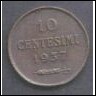 REPUBBLICA SAN MARINO 1937 - 10 CENTESIMI - BB