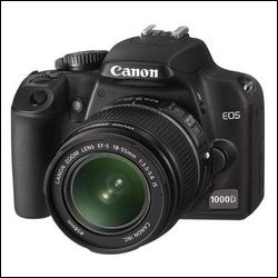 Promo Canon EOS 1000D + obiettivo EF-S 18-55 IS+Sd4Gb/Borsa