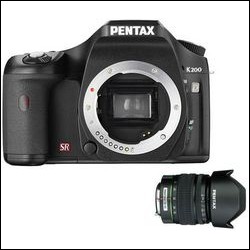 Pentax K200D + obiettivo smc DA 18-55 mm f/3,5-5,6 AL