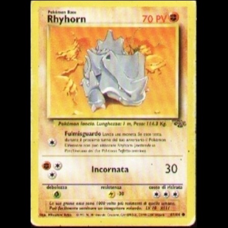 Carta Pokemon Base Rhyhorn (61/64)