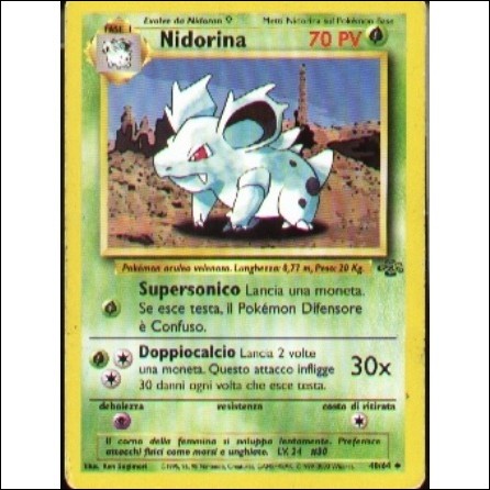 Carta Pokemon Base Nidorina (40/64)