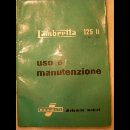 LAMBRETTA 125 LI- II Serie- USO E MANUTENZIONE