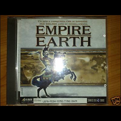 empire earth 1 sierra WINDOWS 98,ME,2000 usato ma in ottime