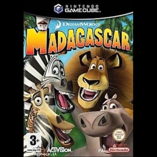 MADAGASCAR Gioco Originale per GC / Wii INCELLOFANATO