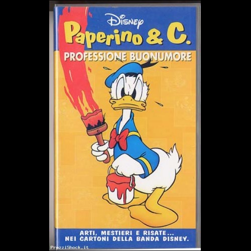 Jeps - VHS DISNEY - PAPERINO & C. professione Buonumore