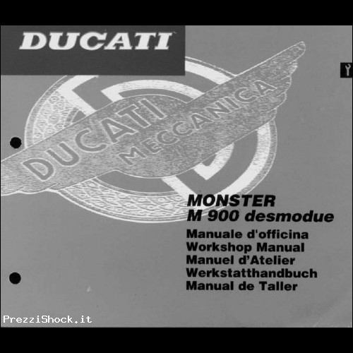 Manuale di officina Ducati Monster M 900   - Workshop manual
