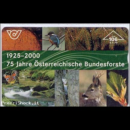 Jeps - Belle Schede Straniere ... AUSTRIA - Foreste Austriac