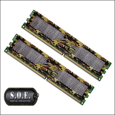 OCZ DDR2 PC2-6400 Special Ops Edition 2GB (2X1024)