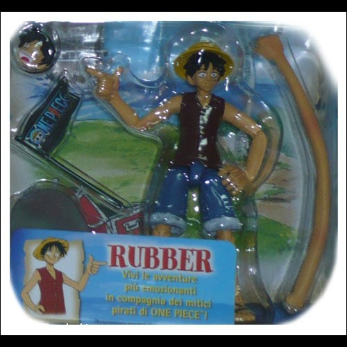 Rubber Rufy One Piece personaggio Cappello di Paglia!