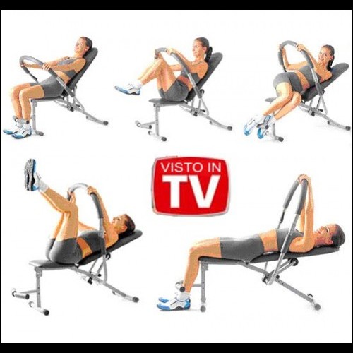 AB TRAINER KING SIZE + AB GYMNIC OMAGGIO PANCA ADDOMIMALE