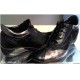 scarpe SOFT made in ITALYin PELLE color nero/oro N39 affare!