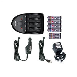 BATTERY CHARGER TRUST USB PW-2750QUICK BATTERY CHARGER