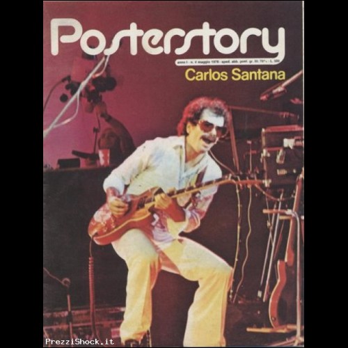 CARLOS SANTANA - POSTERSTORY MAGGIO 1978 N. 4