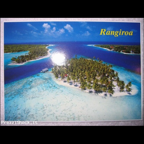 RANGIROA (Polinesia) - scritta - non viaggiata