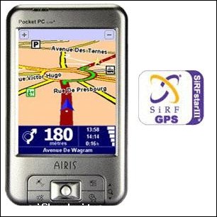 Palmare GPS Airis T610 SIRF STAR III versione MITAC P350