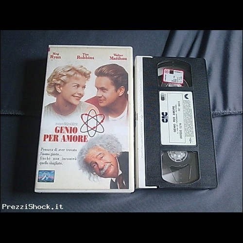 GENIO PER AMORE#VHS# M.RYAN-T.ROBBINS-W.MATTHAU