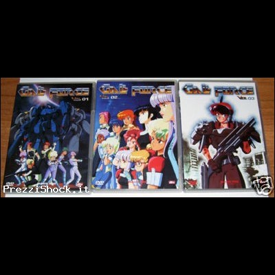Trilogia DVD GALL FORCE ( GALLFORCE ) originali Yamato