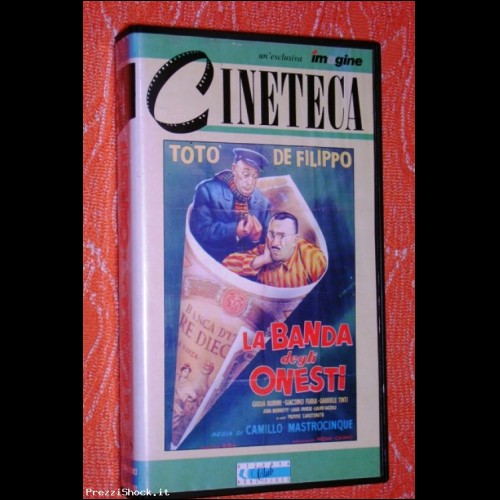 Videocassetta VHS Toto' LA BANDA DEGLI ONESTI