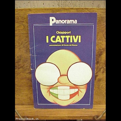Italian book Alfredo Chiappori I cattivi Mondadori 1986