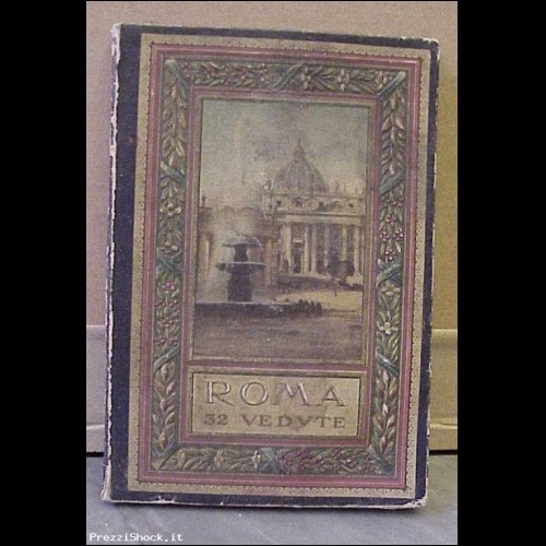 Italian booklet views of Rome Sarrocchi vedute di Roma