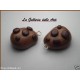 Charm Fimo Cernit biscotti Gocciole kawaii handmade 1pz