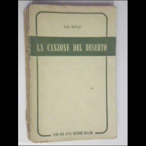 * COLLANA MODERNA DEL DUCA- La canzone del deserto - 1955