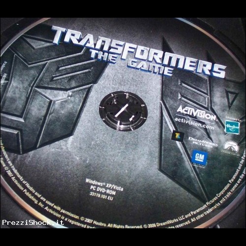 Videogiochi Transformers the game e driv3r