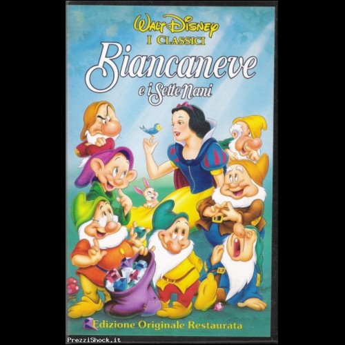 BIANCANEVE E I SETTE NANI - VHS WALT DISNEY