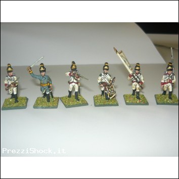 Soldatini di piombo pitturati a mano (6 pezzi)