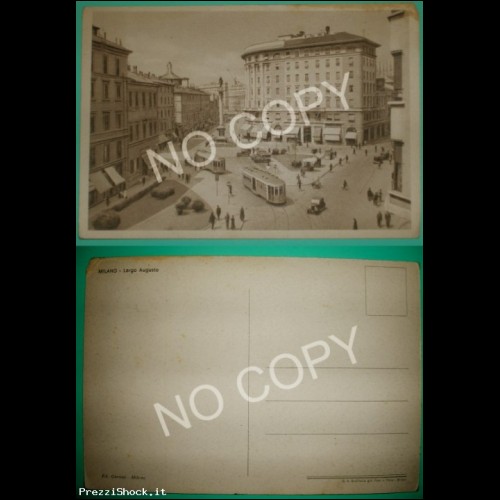 Cartolina MILANO - Largo Augusto - anni 1930