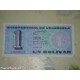 banconota  da 1 bolivar (venezuela)