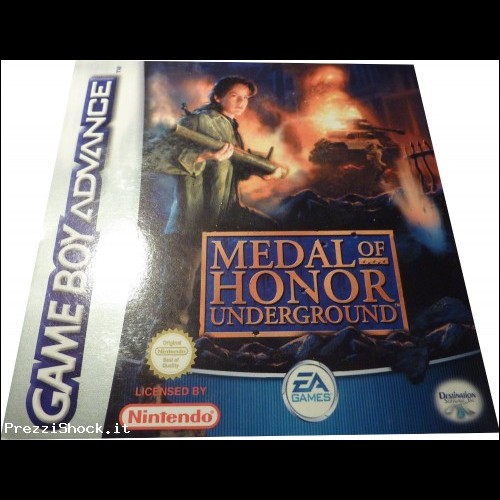 MEDAL OF HONOR UNDERGROUND videogioco GAME BOY ADVANCE