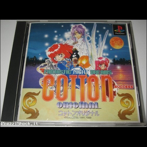COTTON ORIGINAL videogioco NTSC/JAP SUCCESS PSX