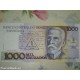 banconota  da 1000 cruzados (brasile)
