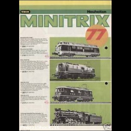 Catalogo TRIX & MINITRIX HO N Neuheiten 1977